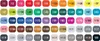 Marqueurs alcool double face Fine & Chisel TOUCH, 60pcs Voir les images du produit 2