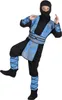 B82190-10-12 Jahre blau-schwarz Kinder Junge Mädchen Ninja Produktbild-Vorschau 1