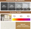 Jayseuw Senkrechtmarkise Beige 180 x 140cm Vertikalmarkise Produktbild-Vorschau 3