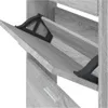 vidaXL Szafka na buty szara Sonoma 59x17x169 cm Materiał Podgląd zdjęcia produktu 11