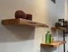 Wandregal mit Baumkante 30cm "Sydney" Akazie massiv Produktbild-Vorschau 4