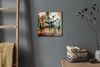 Coloray Uhr auf Leinwand 30x30 cm Wand Uhr Dekoration Produktbild-Vorschau 4