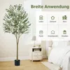 COSTWAY Olivier artificiel, plante artificielle 180 cm, Voir les images du produit 7