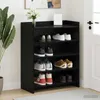 vidaXL Skriňa na topánky Čierny dub 73,5 x 36 x 92 cm Náhľad obrázku produktu 2