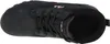 A top-down view of a black Fila boot. Voir les images du produit