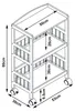 Servierwagen ‘Huddinge’ mit 3 Ebenen 80 x 53 x 30 cm Bambus Produktbild-Vorschau 7