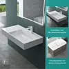 Mai&Mai Mineralguss Waschbecken Hänge-/Aufsatzwaschbecken Produktbild-Vorschau 4