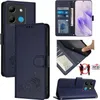 Leder Hülle für Infinix Smart 7 Süße Katze Flip Case Produktbild-Vorschau 1