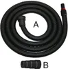 A coiled black hose with connectors and a separate adapter piece. Anteprima dell’immagine prodotto