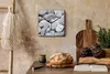Wohnzimmer Leinwand Uhr Geräuschlos Küche 30x30 Natural, Produktbild-Vorschau 2