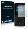 6x Für AGPtek 8GB MP3-Player Schutzfolie Savvies Produktbild-Vorschau 1