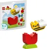 A LEGO Duplo product package showing a flower and a bee, with the assembled toys shown separately. Produktbild-Vorschau