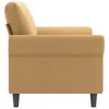 vidaXL Canapé 2 places marron 140 cm velours Voir les images du produit 11