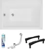 ECOLAM Petit baignoire Marella 100x70 cm | pieds siphon + Voir les images du produit 6