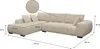 Ecksofa aus Stoff "Monceau" - 3-Sitzer - Beige Produktbild-Vorschau 3