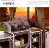 Table de cuisine de camping avec structure en aluminium 172 Voir les images du produit 4