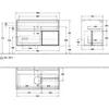Villeroy & Boch F782GMHG Waschbeckenunterschrank Finion F78 Produktbild-Vorschau 2