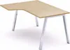 Schreibtisch Blanca L-Form links BxTxH 160x120x73cm Gestell Produktbild-Vorschau 1