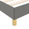 vidaXL Bettgestell mit Kopfteil Dunkelgrau 90x190 cm Stoff Produktbild-Vorschau 16