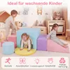 COSTWAY 6dílná sada pěnových stavebních kostek, pěnové Náhled obrázku produktu 5