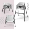 Chaise haute pliable Moby-System NOXI 3 en 1 Gris – Chaise Voir les images du produit 2