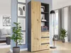 Regál kancelářský 80 cm 1 dveře 3 zásuvky FRAMIRE B-80-S3 Náhled obrázku produktu 3