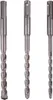 Three drill bits are arranged side-by-side against a white background. Produktbild-Vorschau