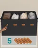 Koš na prádlo se 4 přihrádkami, 210 l, s víkem, 5 štítků, Náhled obrázku produktu 5