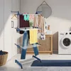 Séchoir à linge pliant multi-usages Relaxdays avec roues et Voir les images du produit 2