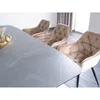 Table de salle à manger pliante OHAN - 180x95, marbre gris Voir les images du produit 8