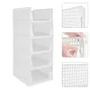 5 Stück Faltbarer Kleiderschrank Organizer,Grau Stapelbare Produktbild-Vorschau 3