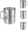 Lixada 750ml Camping-Trinkbecher aus Edelstahl mit Produktbild-Vorschau 3
