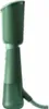 A green portable garment steamer shown from a side angle against a white background. Produktbild-Vorschau