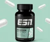 A bottle of ESN Magnesium Bisglycinate Complex supplements is shown against a light green background, with several loose capsules floating around it. Produktbild-Vorschau