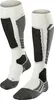 A pair of white, gray, and black ski socks. Produktbild-Vorschau