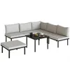 Outsunny Lounge Gartenmöbel Set 5-6 Personen Gartenlounge Produktbild-Vorschau 1