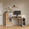 Schreibtisch Livinity Lorena Weiß/Goldkraft Eiche 150 x Produktbild-Vorschau 2