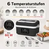 Beheizbare Lunchbox 1 L, elektrische Lunchbox mit 8000mAh Produktbild-Vorschau 5