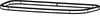 A black outline drawing of a rectangular object with rounded corners, possibly a filter or gasket. Anteprima dell’immagine prodotto