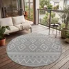 Outdoor Teppich Flachgewebe modern Boho Ethno wetterfest Produktbild-Vorschau 1