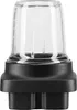 A close-up studio shot of a blender jar attachment. Voir les images du produit