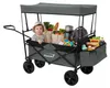 Hauki Bollerwagen faltbar mit Dach, Handwagen klappbar für Produktbild-Vorschau 1