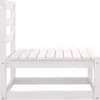 vidaXL 2 tlg. Garten Lounge Set mit Kissen Weiß Kiefer Produktbild-Vorschau 6