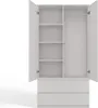 Geräumiger Kleiderschrank MALWA SS-90 mit 2 Schubladen und Produktbild-Vorschau 8