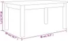 Couchtisch 80x50x40 cm Massivholz Kiefer Produktbild-Vorschau 7
