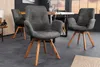 riess-ambiente Drehbarer Design Stuhl BALTIC dunkelgrau Produktbild-Vorschau 2