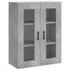 vidaXL Highboard Betongrau 69,5x34x180 cm Holzwerkstoff Produktbild-Vorschau 5