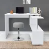 ML-Design Schreibtisch L-förmiger mit Sitzhocker, 150x88x75 Produktbild-Vorschau 9