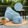 Green Bean® Sitzsack mit Hocker aus Cord - Sitzsäcke für Produktbild-Vorschau 2