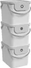 Rotho 3tlg.Wäschesortiersystem Set 40 L Albula aus Produktbild-Vorschau 1